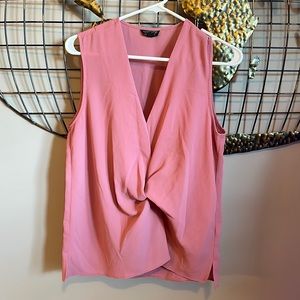 Faux twist front blouse